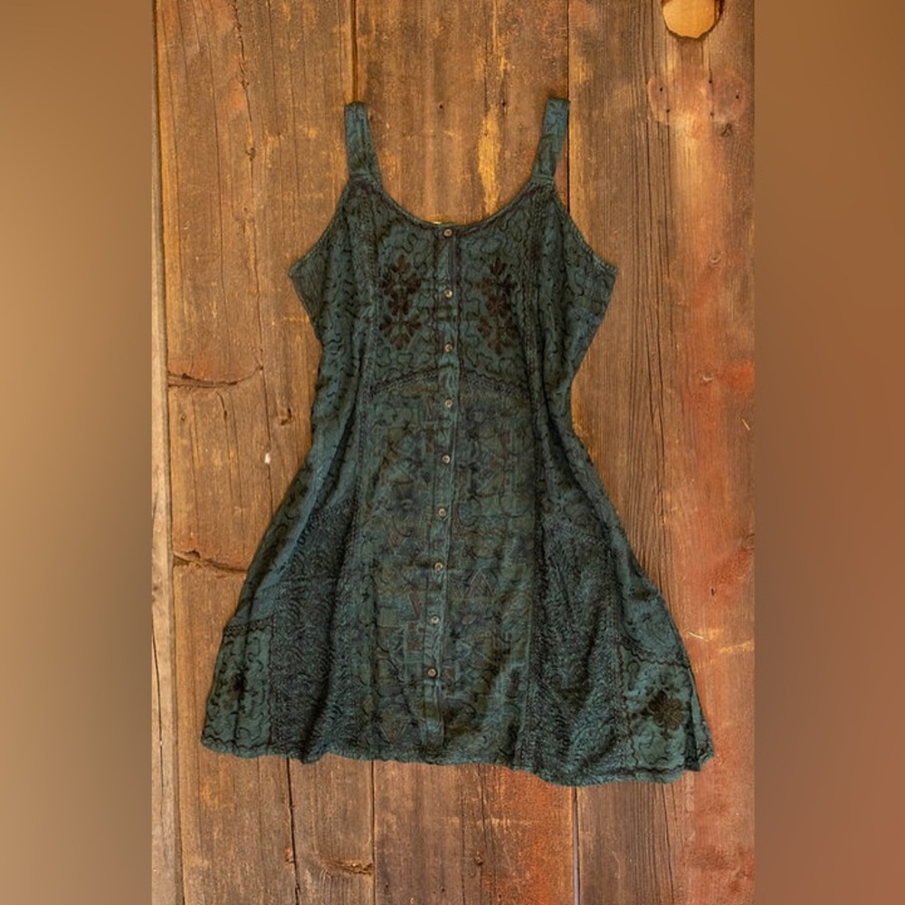 Gardenbelle patch work dress